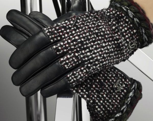 Guantes de tweed de Chanel